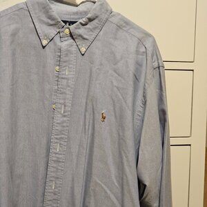 Light Blue Ralph Lauren Long Sleeve Button Down